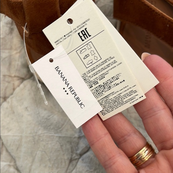 Banana Republic Brown Espadrilles with Ankle Strap. Brand new, size 7 - Picture 6 of 10